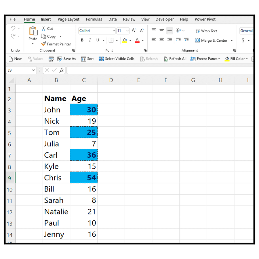 Template - How to highlight cells 'Greater Than' with conditional formatting product image (1)