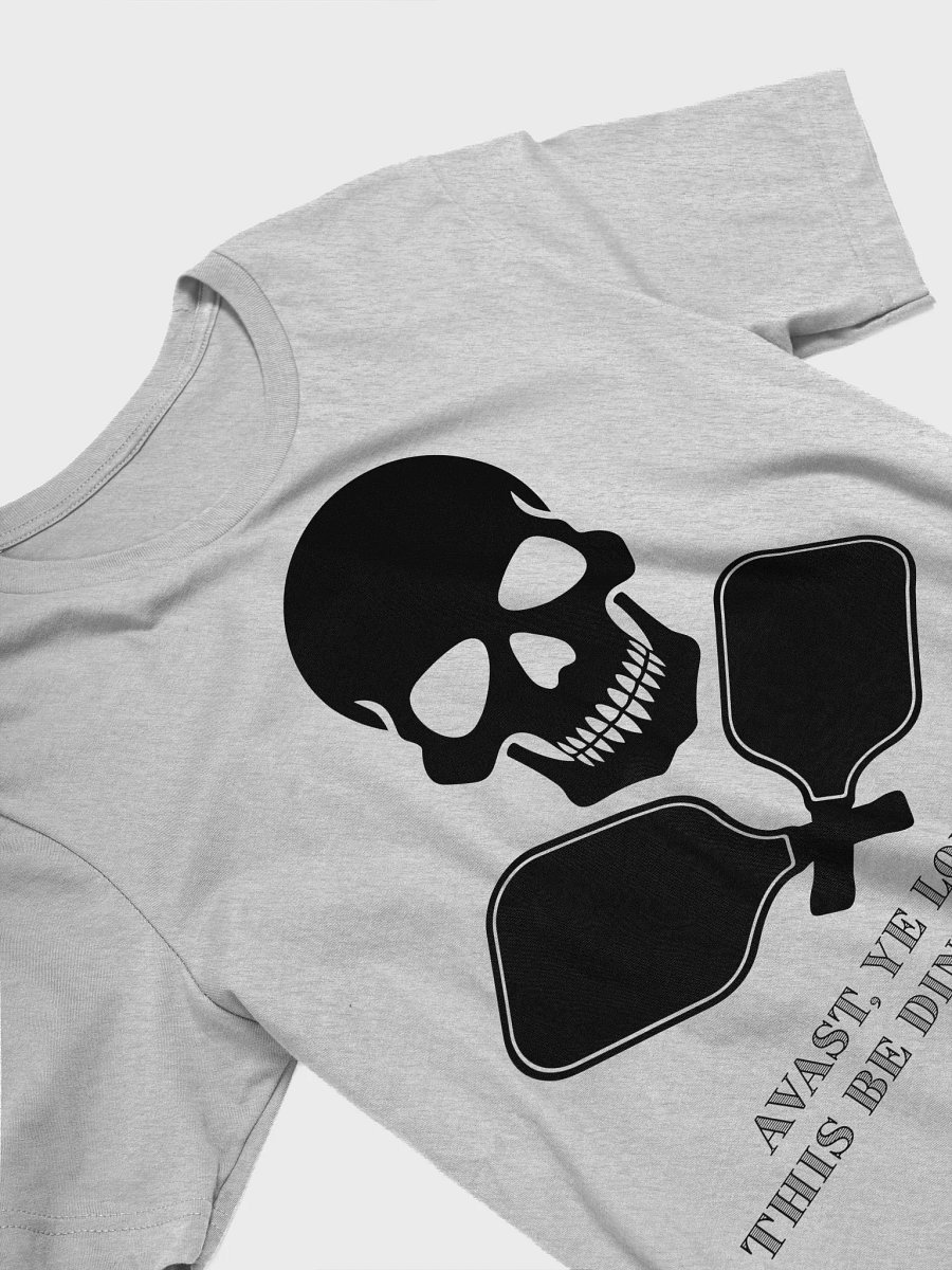 "Dinkin’ Waters" Pirate Pickleball Shirt – Skull & Cross Paddles product image (3)