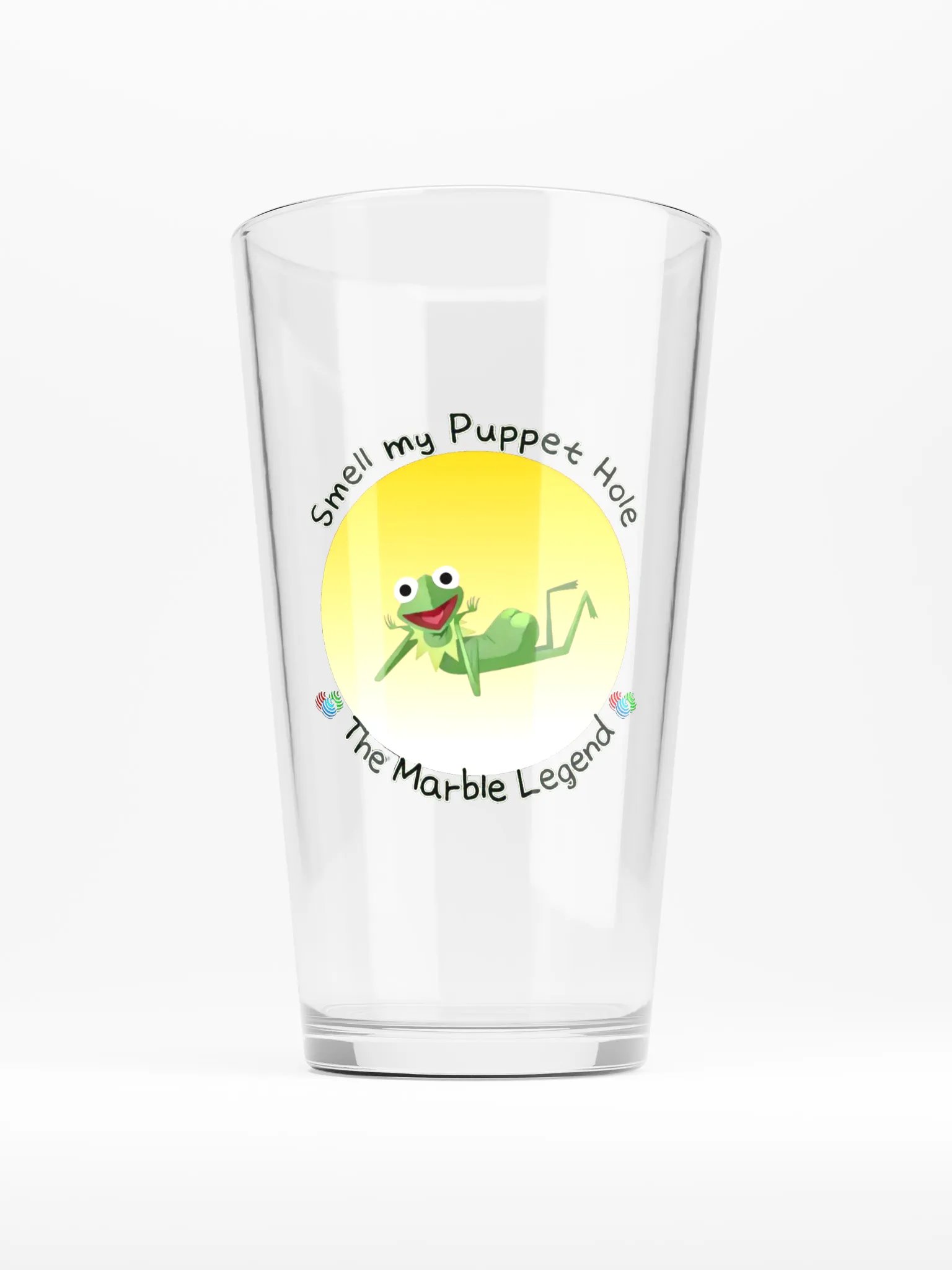 SMELL MY PUPPET HOLE PINT GLASS product image (1)
