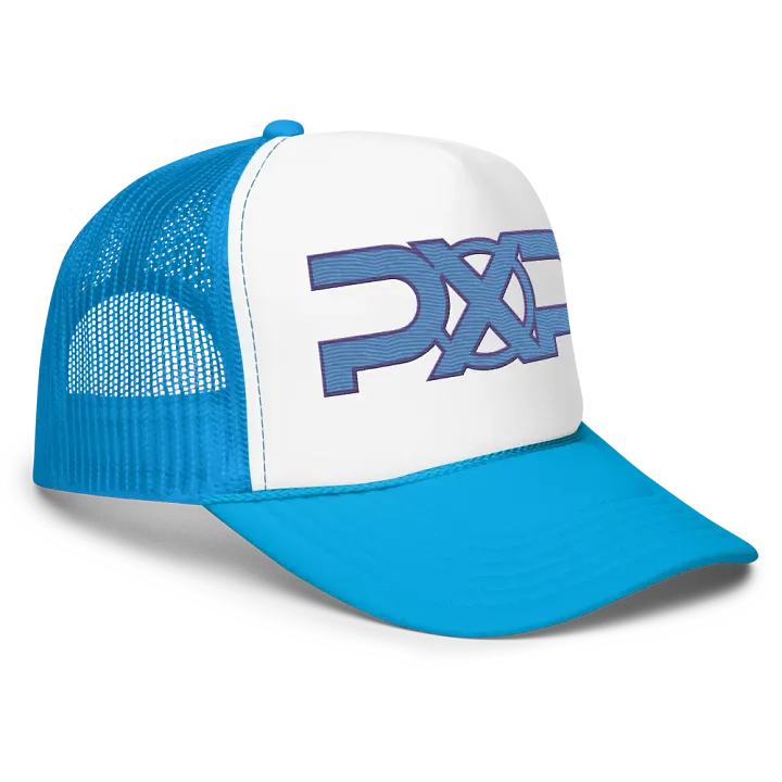 PopXcast Official Live Stream Trucker Hat with 3D Puff Embroidery product image (2)