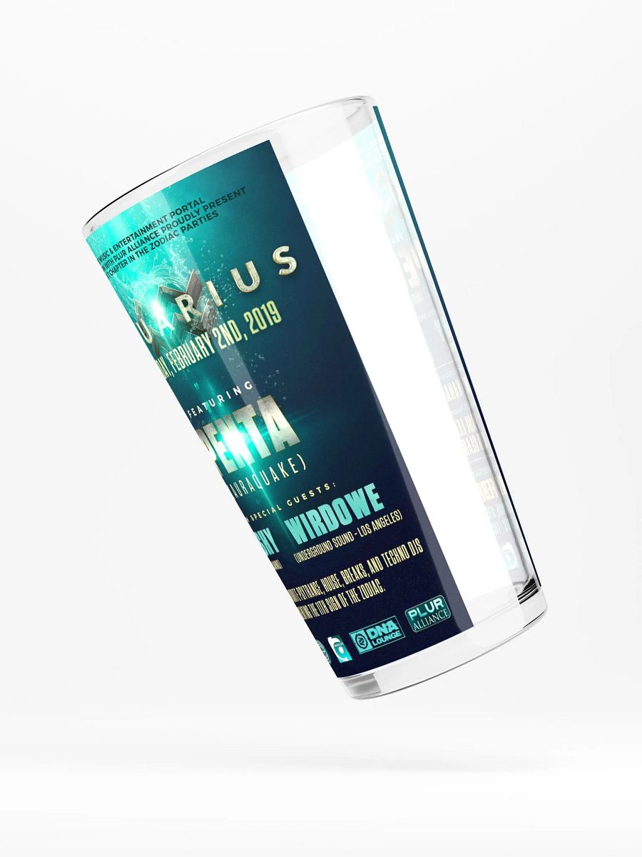 Aquarius 2019 Shaker Pint Glass product image (3)