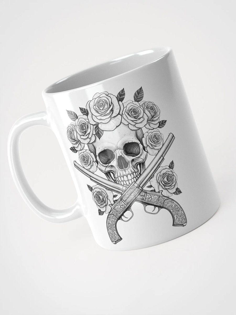 Roses & Guns Skull Mug product image (9)