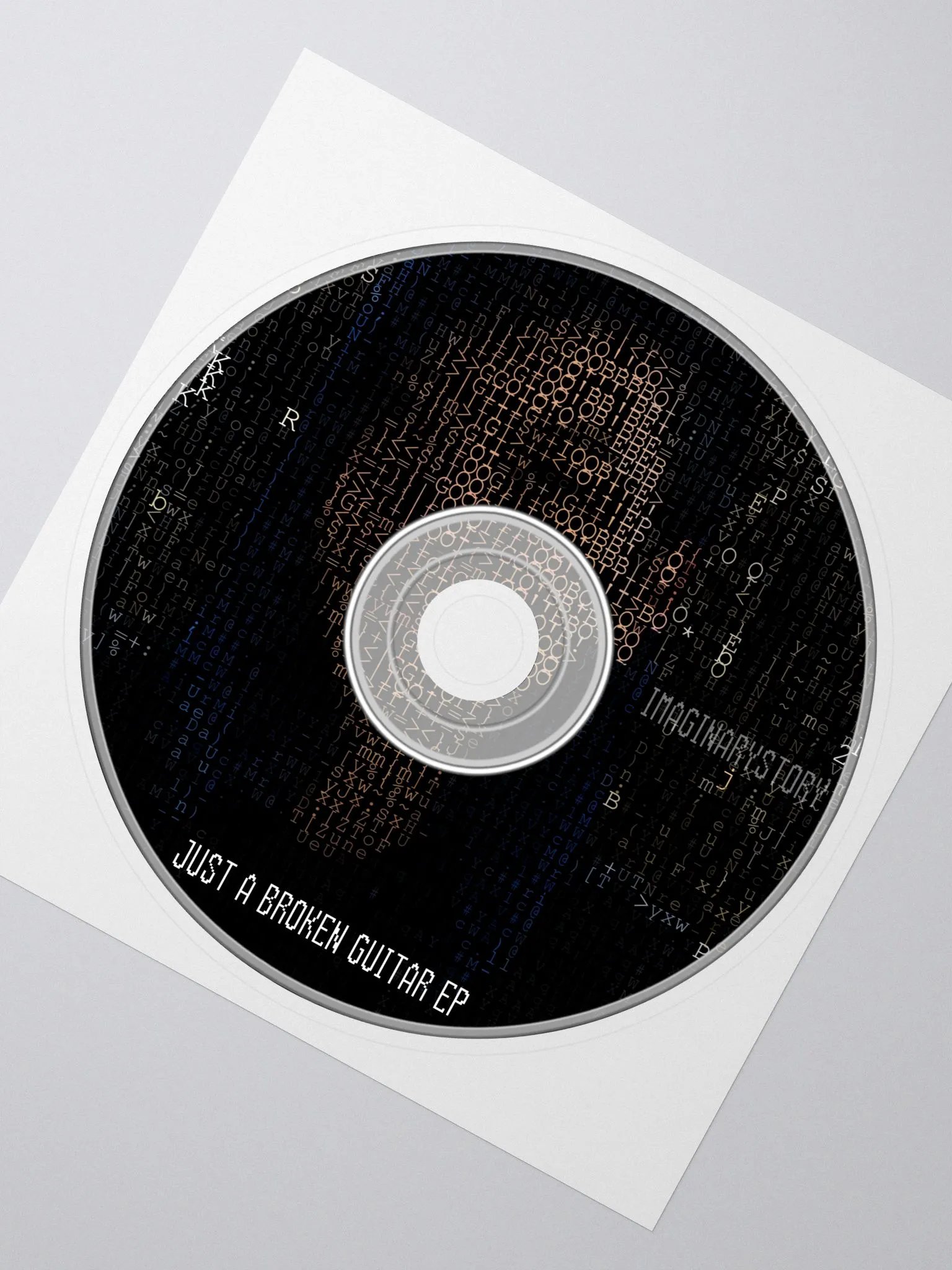 Just A Broken Guitar EP Album Sticker product image (2)