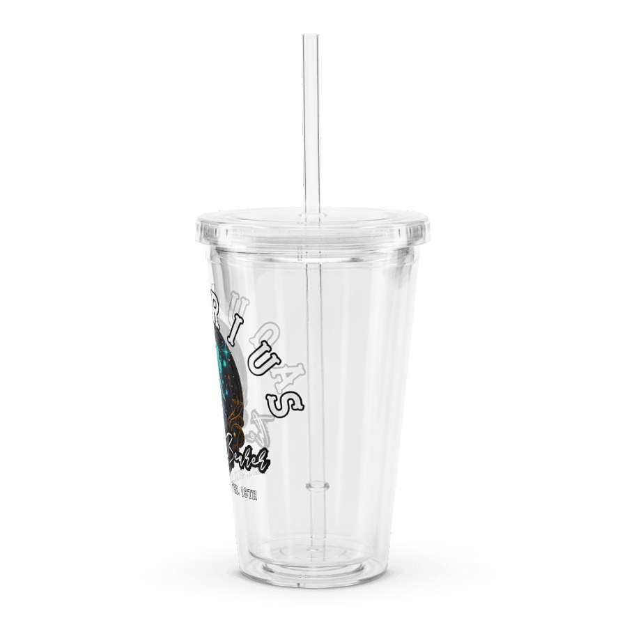 Aquarius - Zodiac Double Wall Clear Plastic Tumbler product image (4)