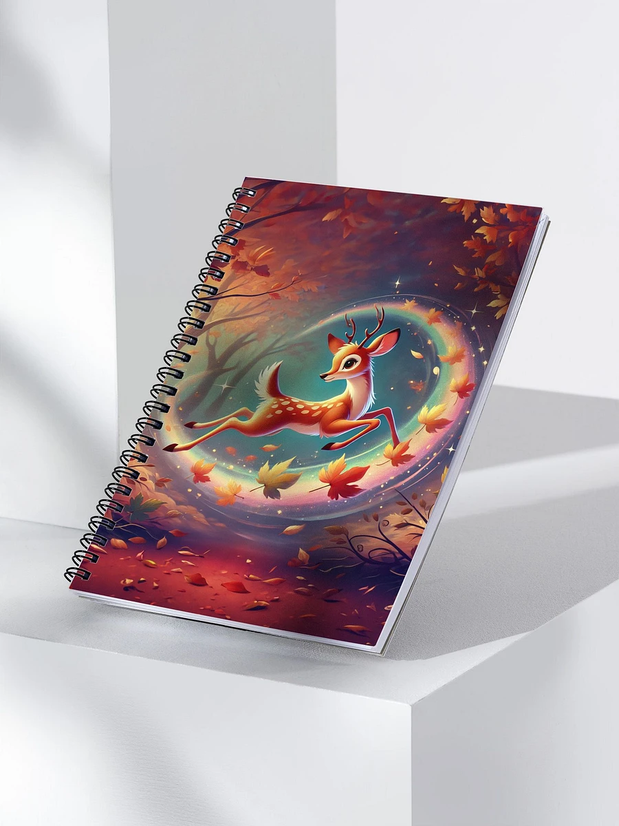 Magical Forest Deer Spiral Notebook product image (3)