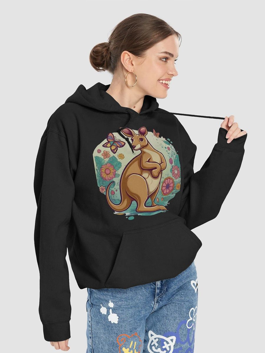 Floral Kangaroo Classic Hoodie product image (34)