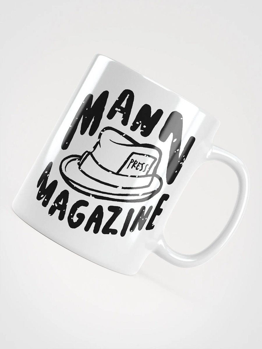 MANN Magazine Press Hat White Coffee Mug product image (4)