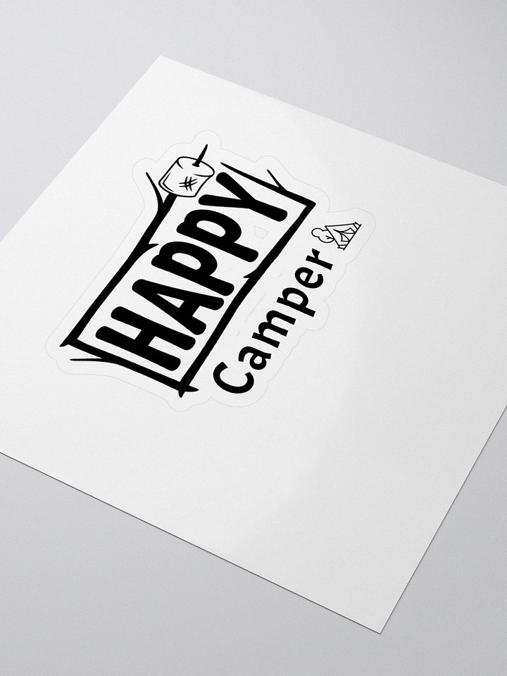 Happy Camper Sticker product image (1)