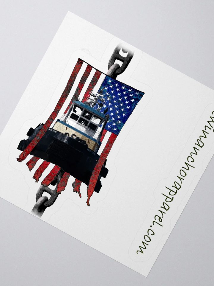 Pacific Titan Chain & CE Flage Kiss Cut Stickers product image (2)