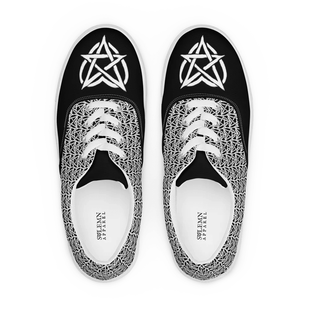 Men's Darkheart Pattern Canvas Shoes product image (2)