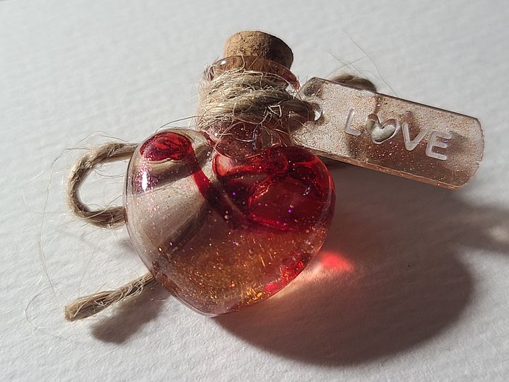 Heart Jar KEYCHAIN #13 - LOVE product image (1)