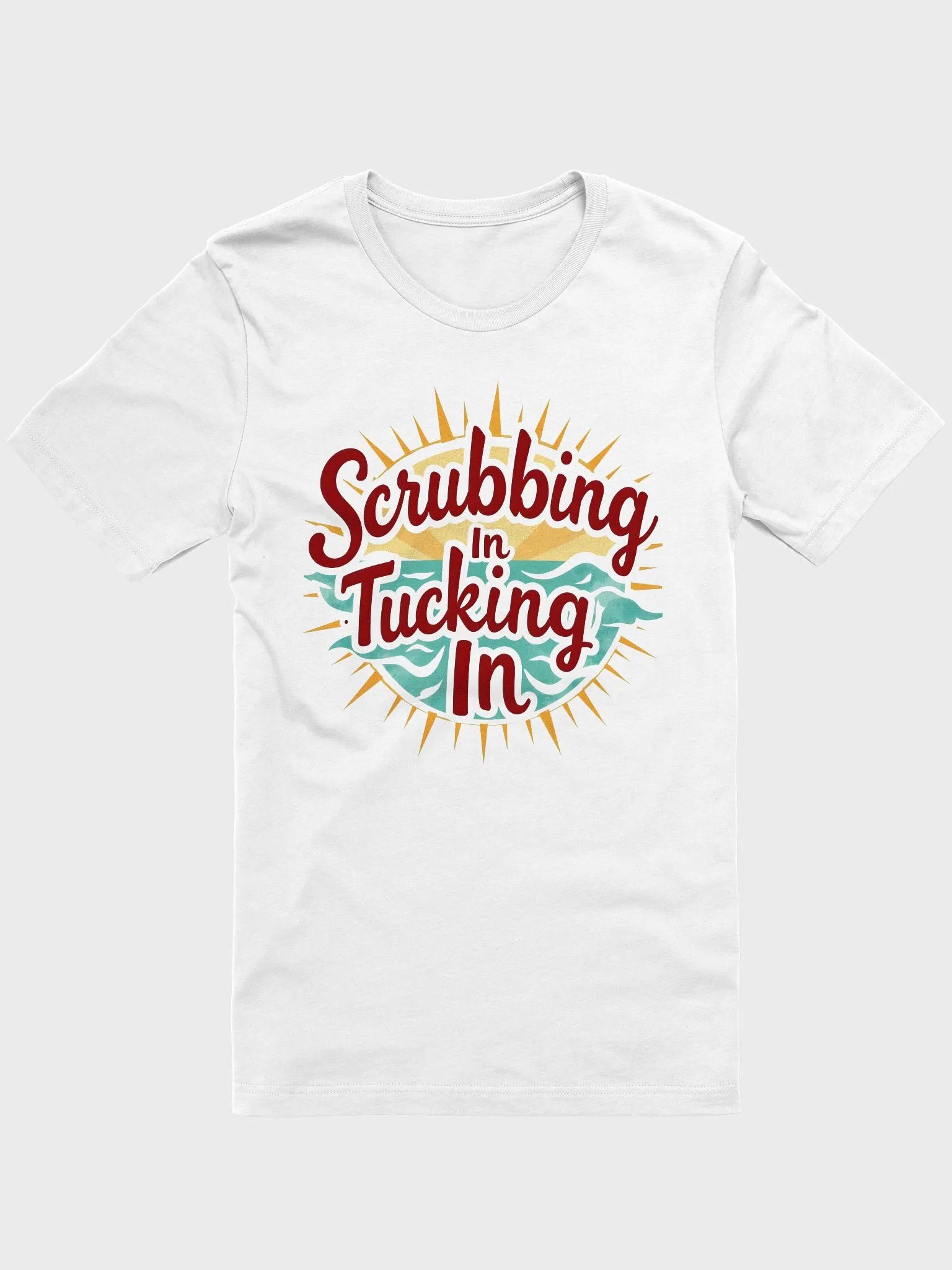 Sunburst Scrubbing In Tucking In T-shirt product image (5)