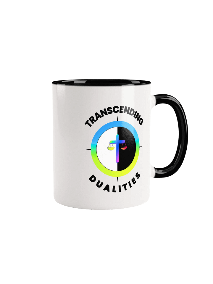 White Ceramic Mug, "Transcending Dualities" product image (1)