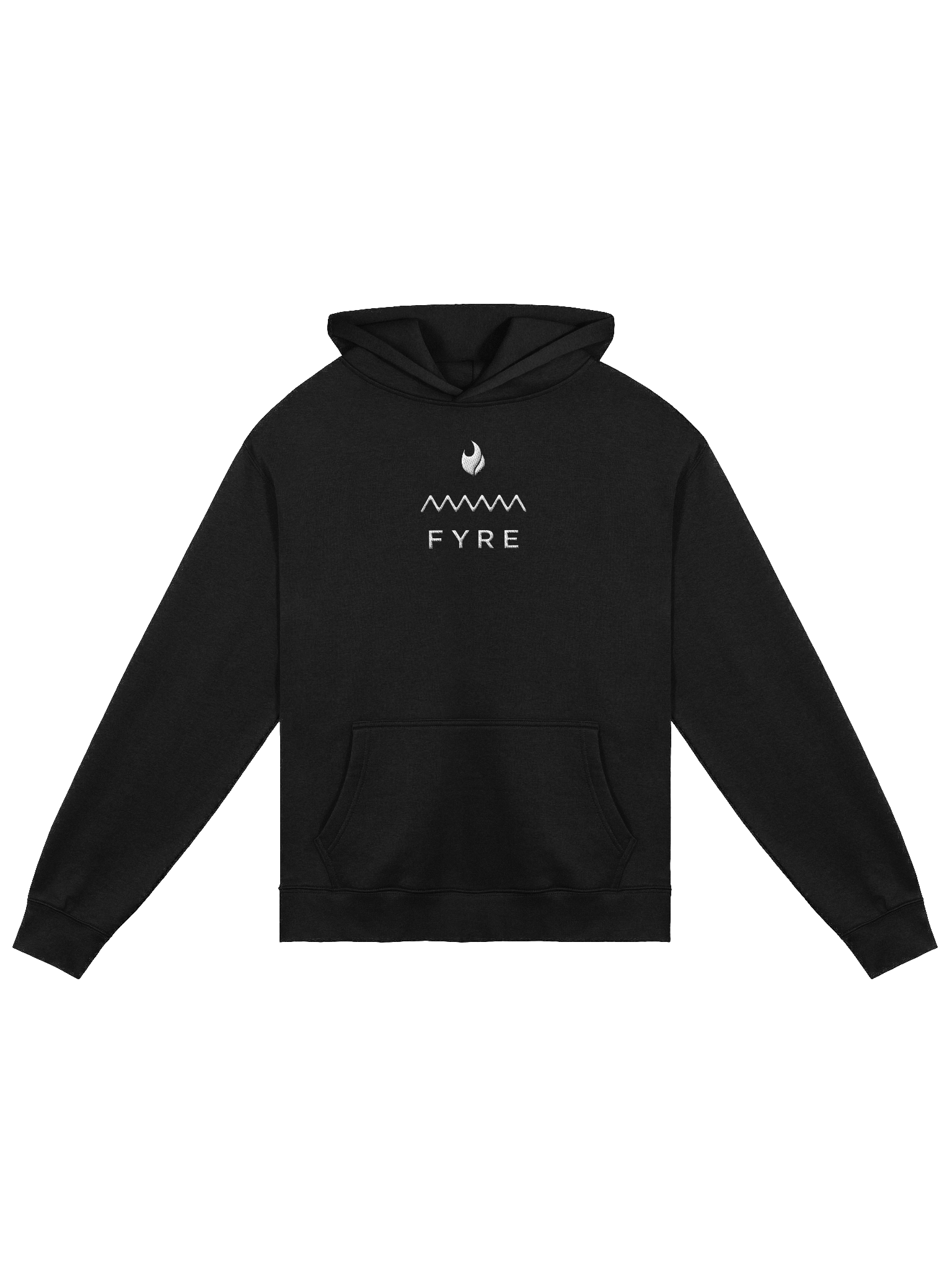 Black Hoodie - Large Embroidered Logo product image (1)