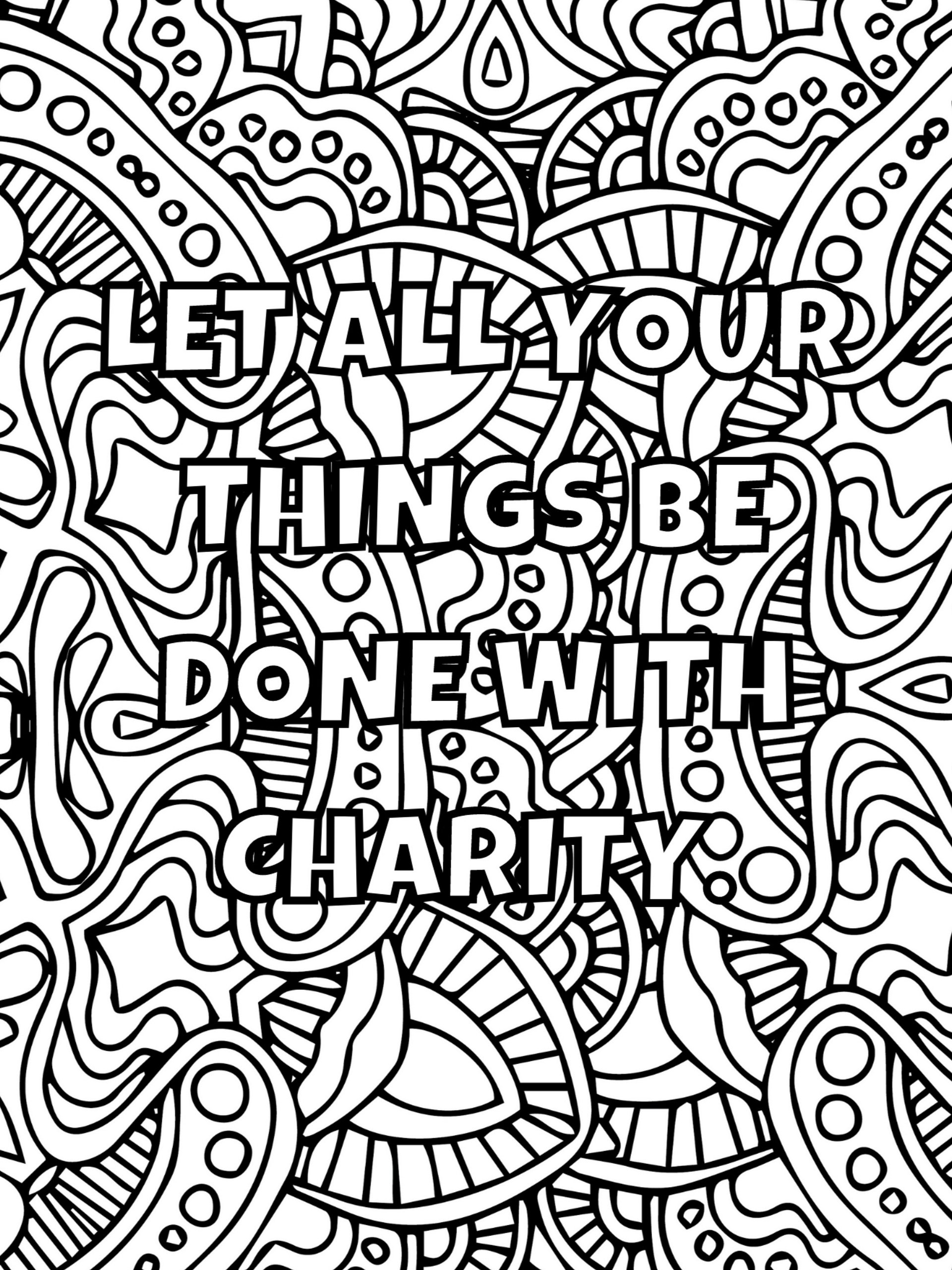 Bible Quotes with Abstract Art A Coloring Book for Adults product image (9)