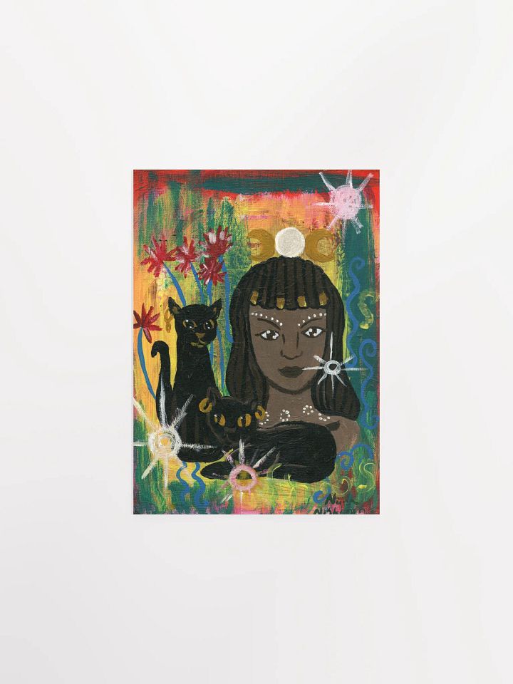 Goddess Bastet Art Print product image (1)