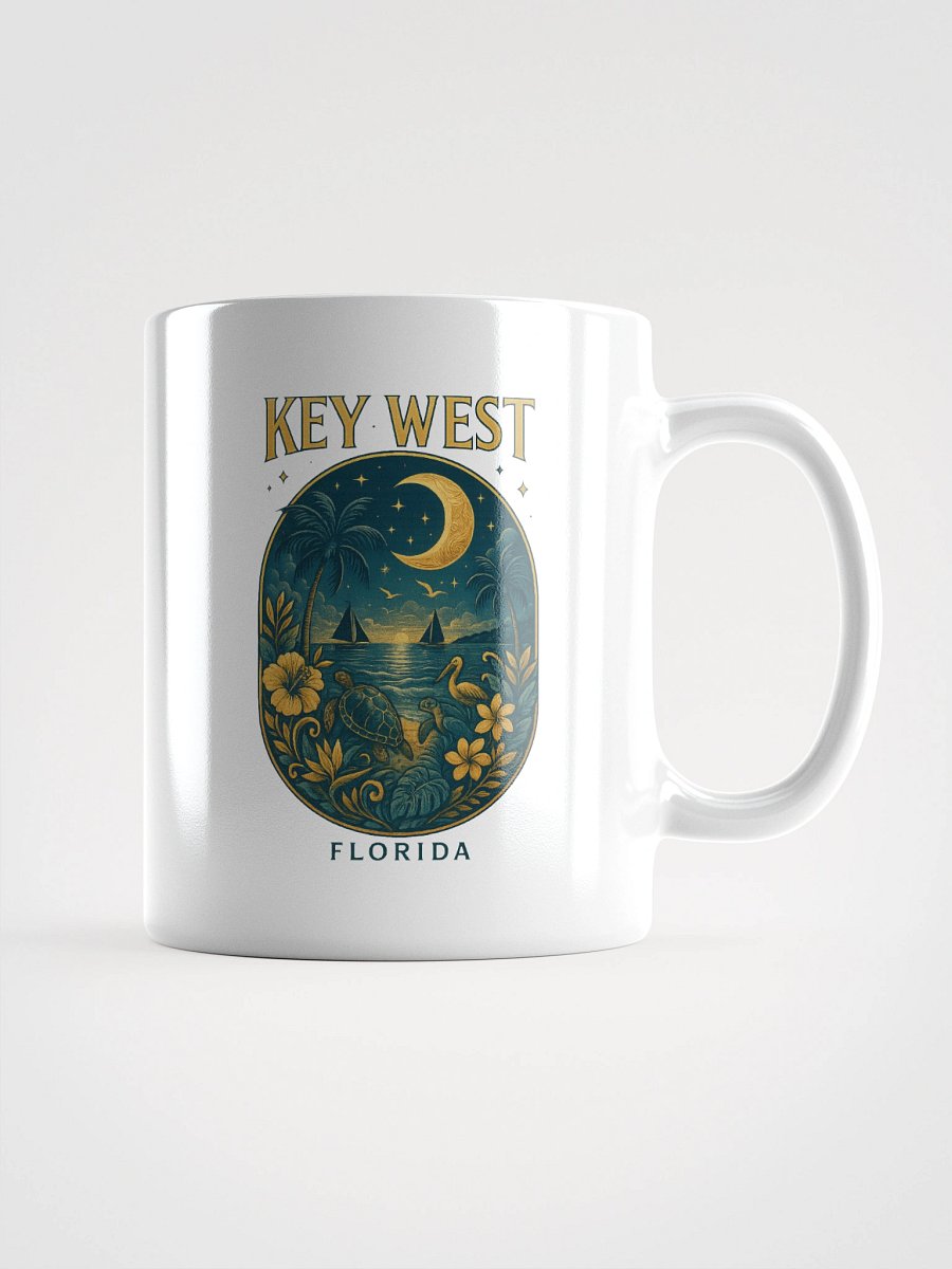 Key West Ceramic Mug with Moonlight Scene product image (2)