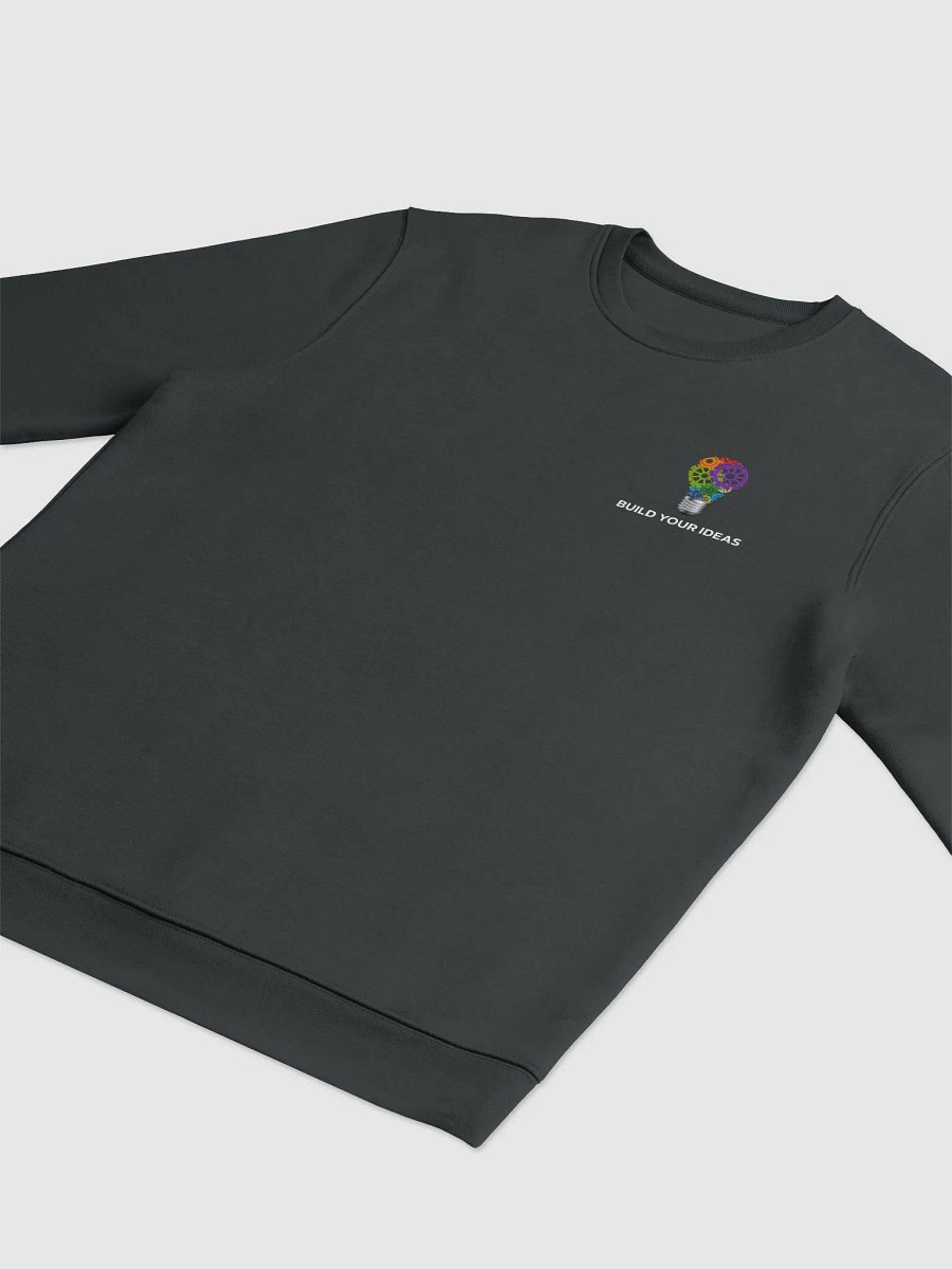 Build Your Ideas Crewneck Sweatshirt Black product image (3)