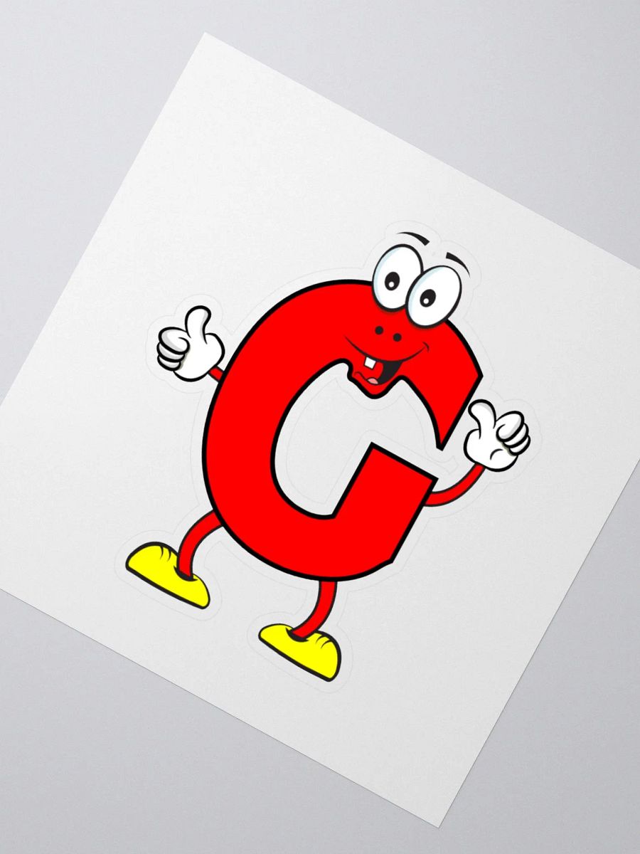 G Cartoon Character Sticker product image (4)