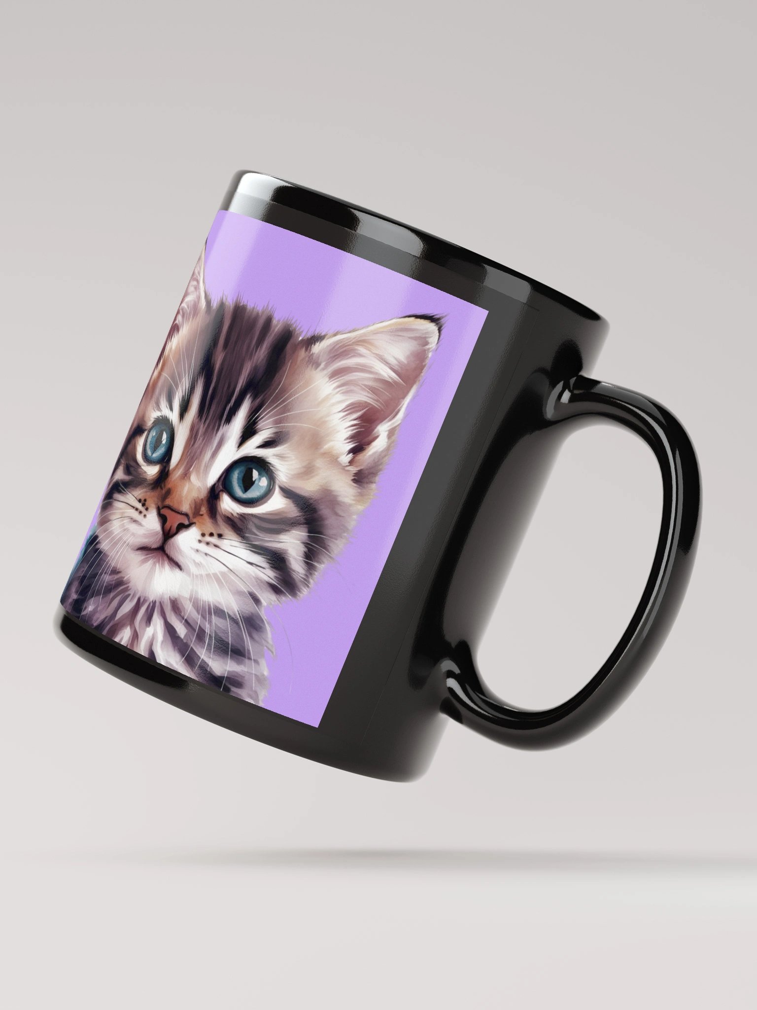 Cat Mug Purple product image (3)