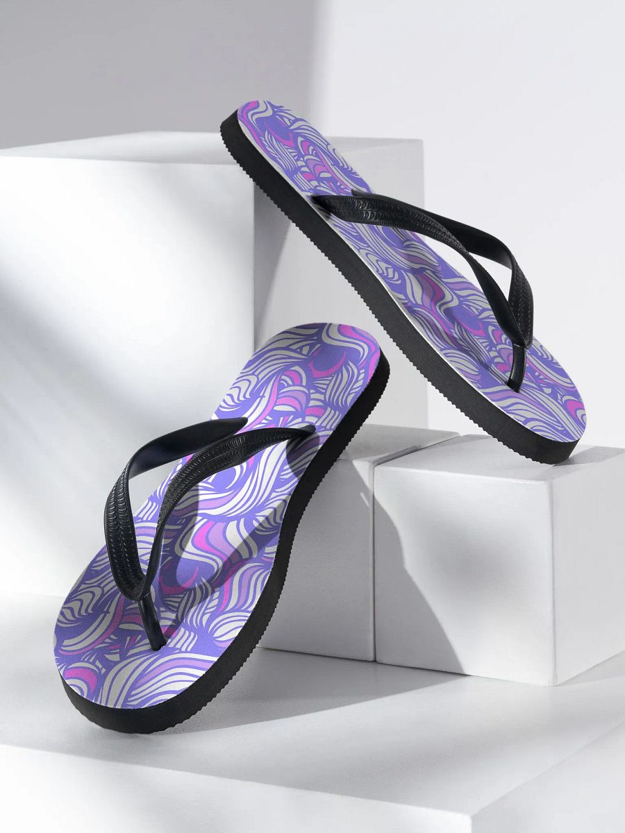 Purple Vibes Flip Flops product image (3)