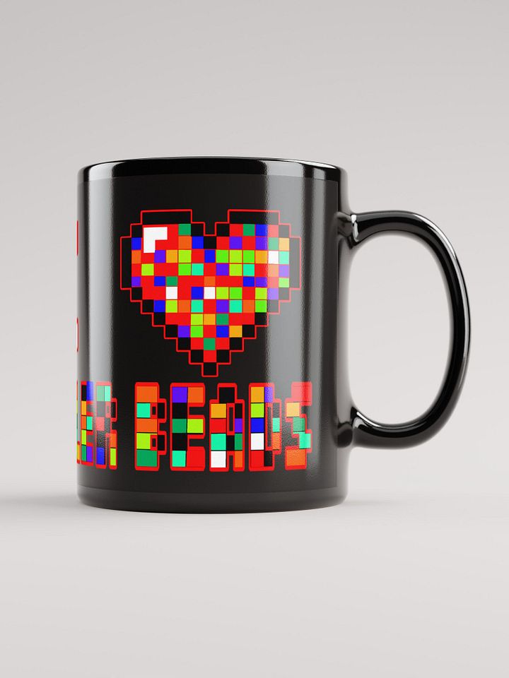 I Heart Perler Beads Dark Mug product image (1)