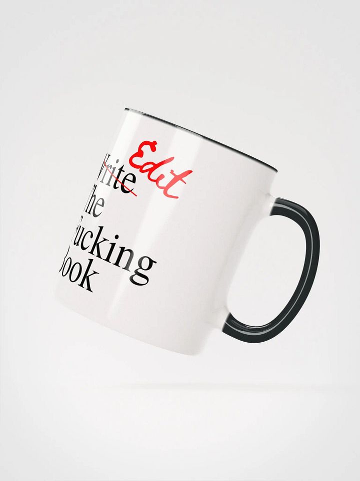 Edit the Fucking Book Color Ceramic Mug product image (2)