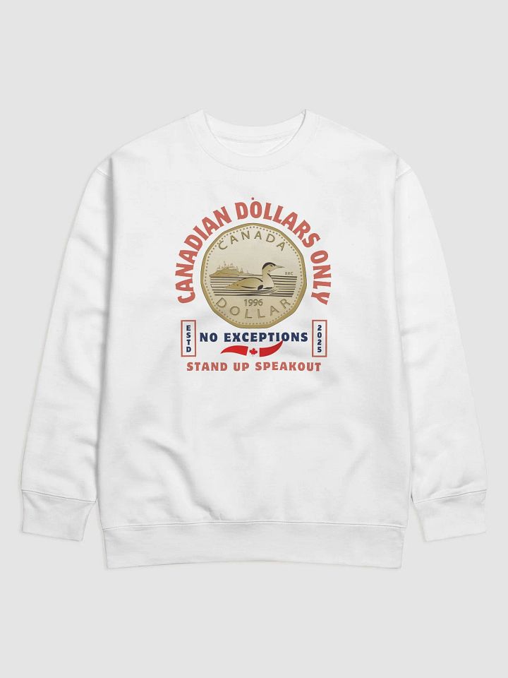 Stand Up Speak Out Loonie Sweatshirt product image (11)