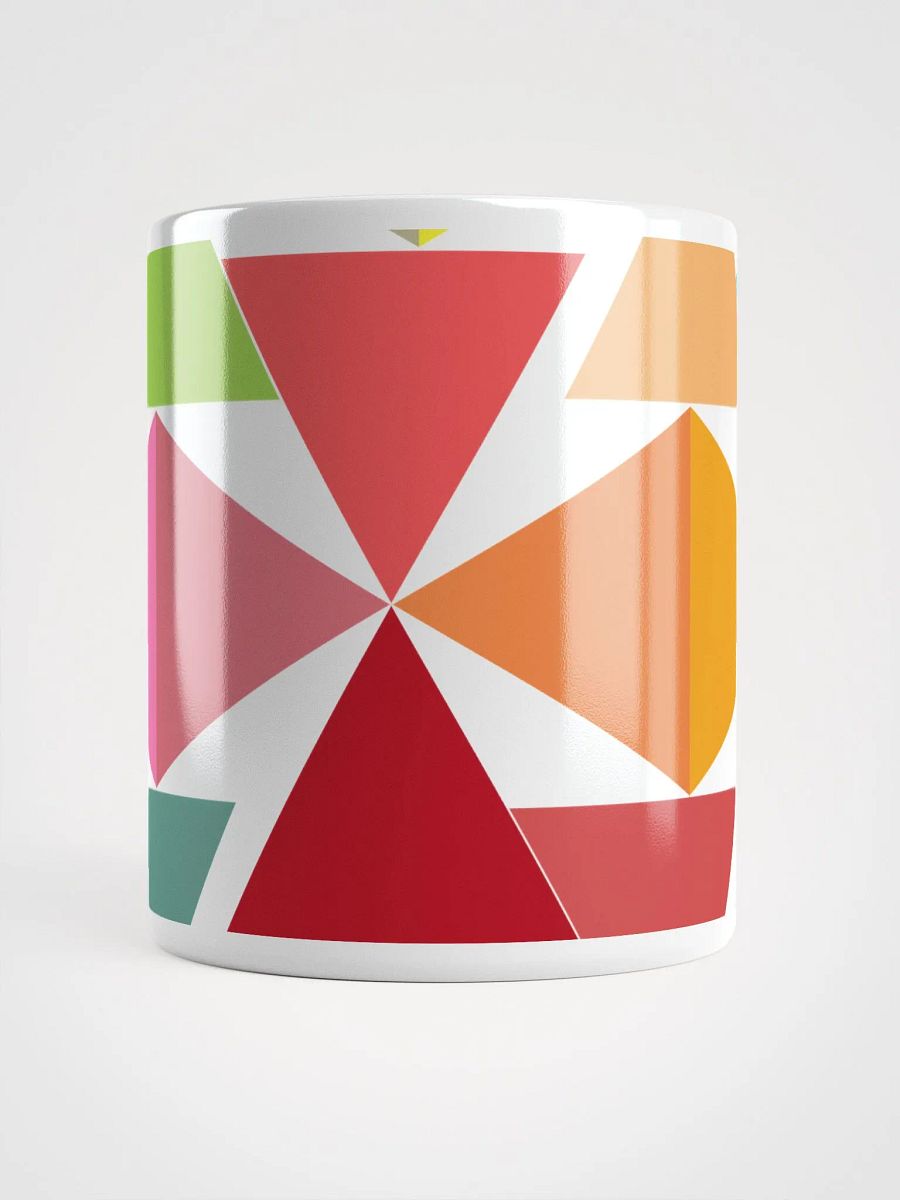 Abstract Pineapple Geometric Design White Mug product image (14)