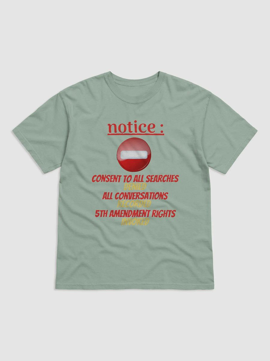 NOTICE : CONSENT TO ALL SEARCHES DENIED product image (3)
