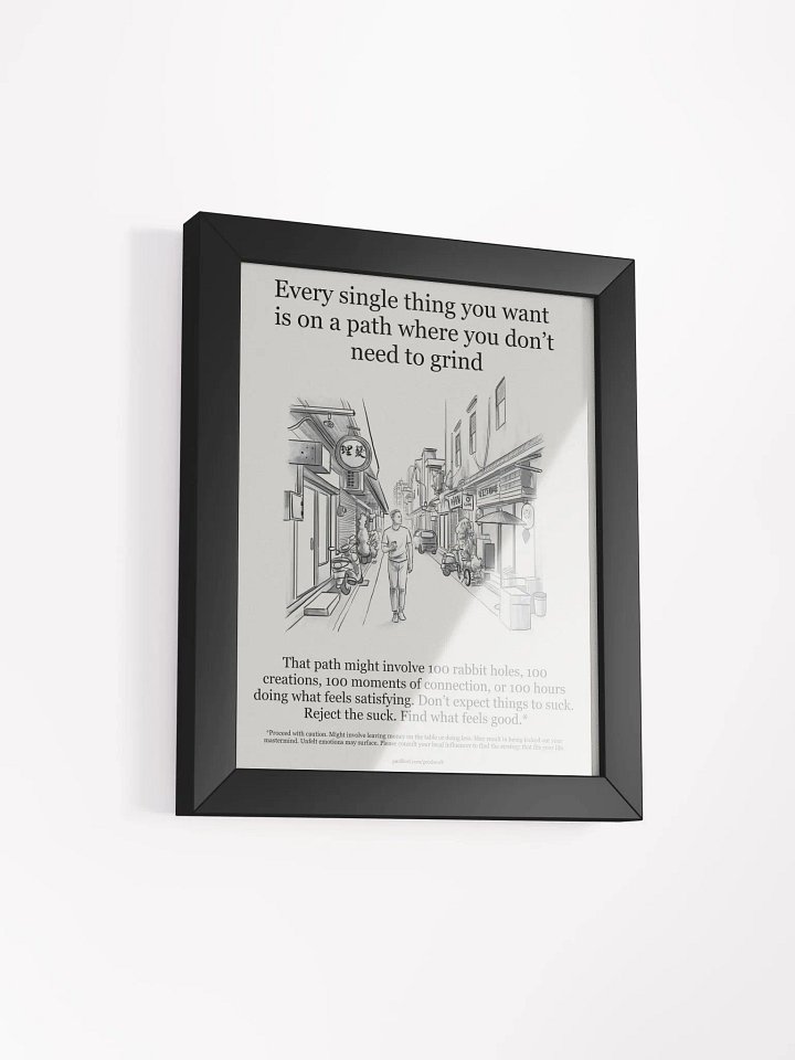 You don't have to grind poster product image (7)