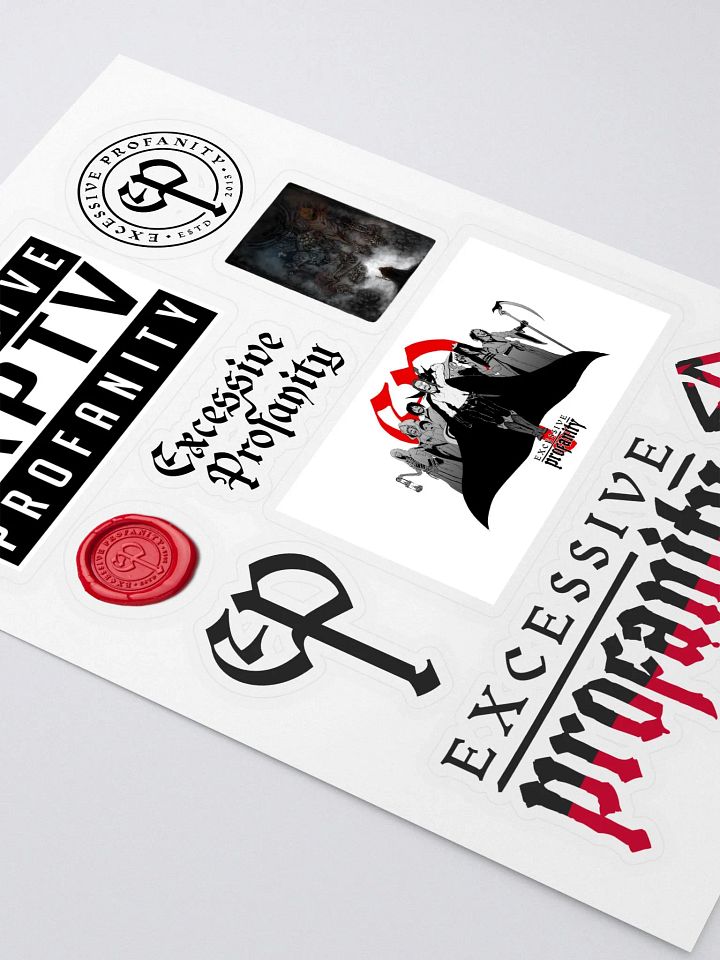 Excessive Profanity Sticker Collection (On White) product image (2)