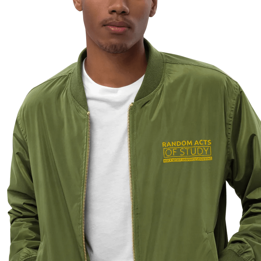 Holy Spirit Inspired Learning Bomber Jacket product image (26)