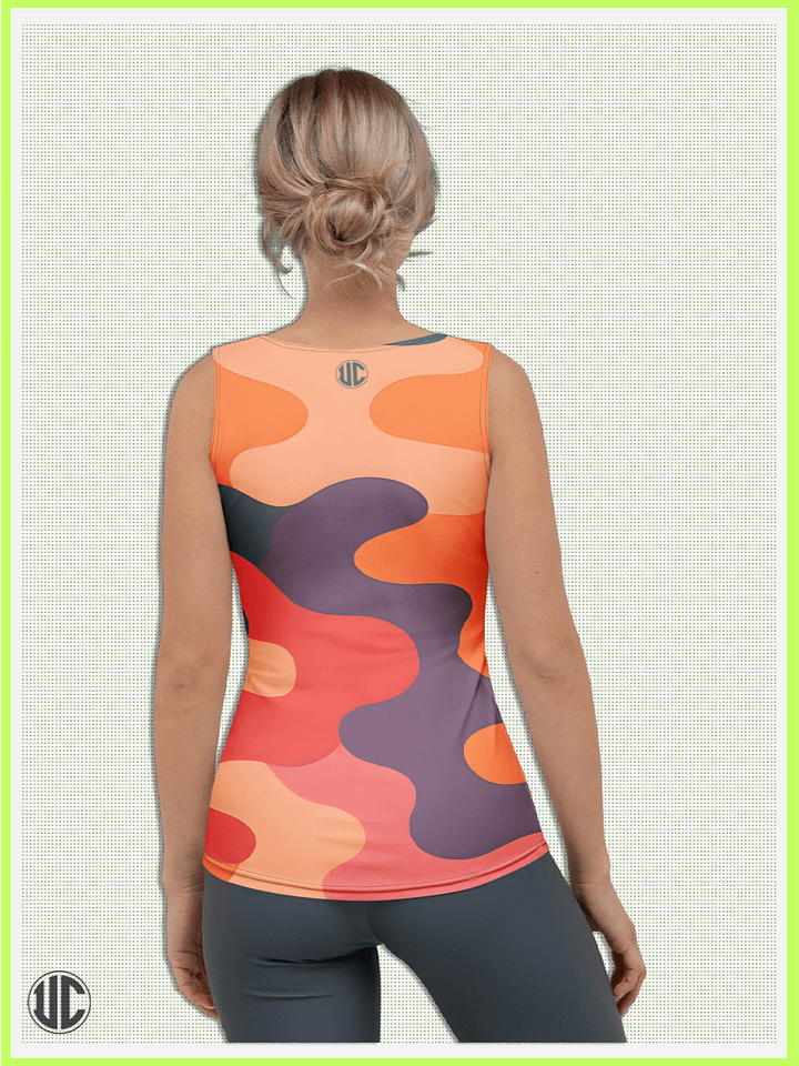 Becky's Coral Camo – Women's Tank Top product image (2)