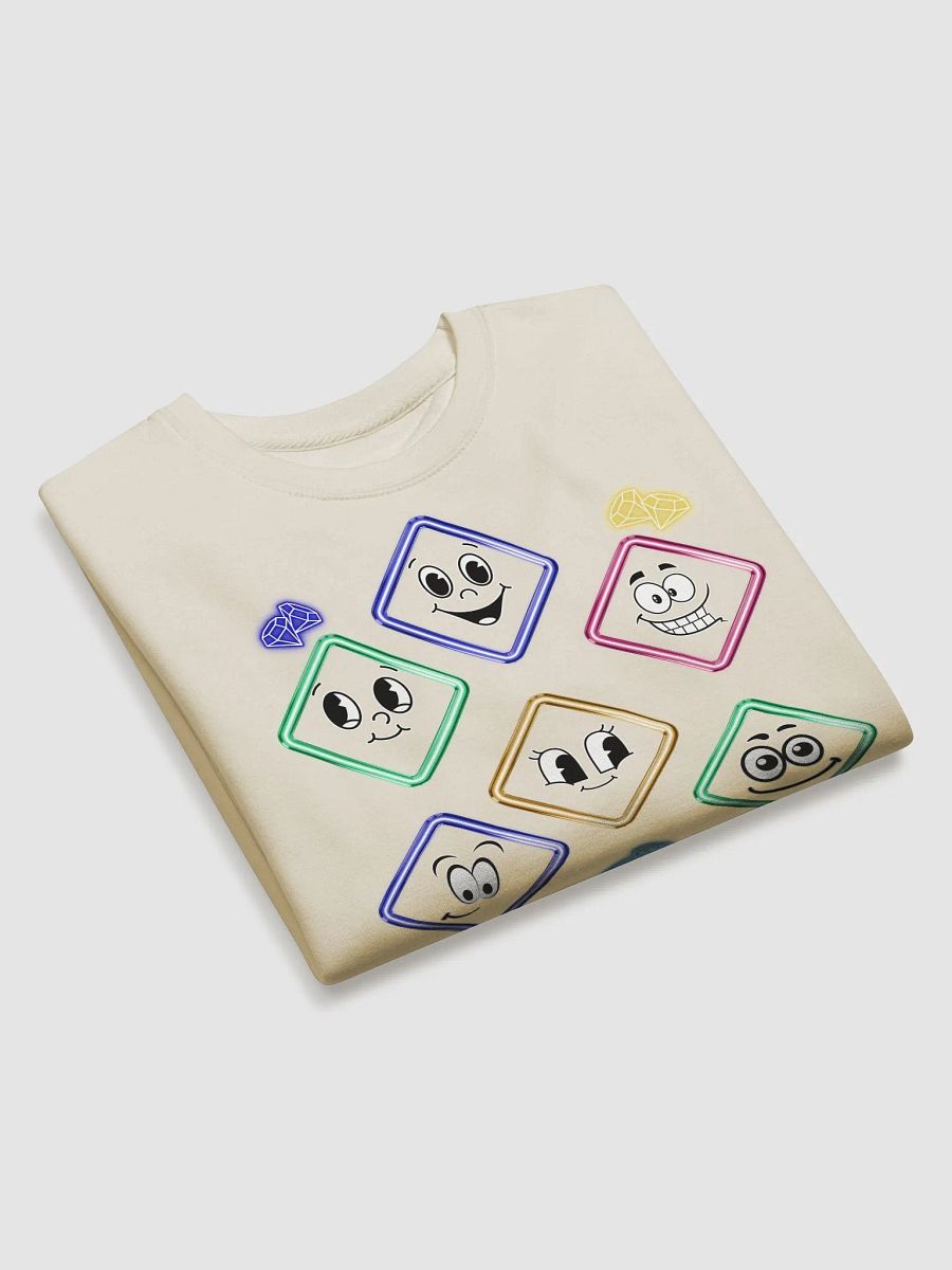 Happy Diamond Faces - Colorful Artistic Sweatshirt product image (3)