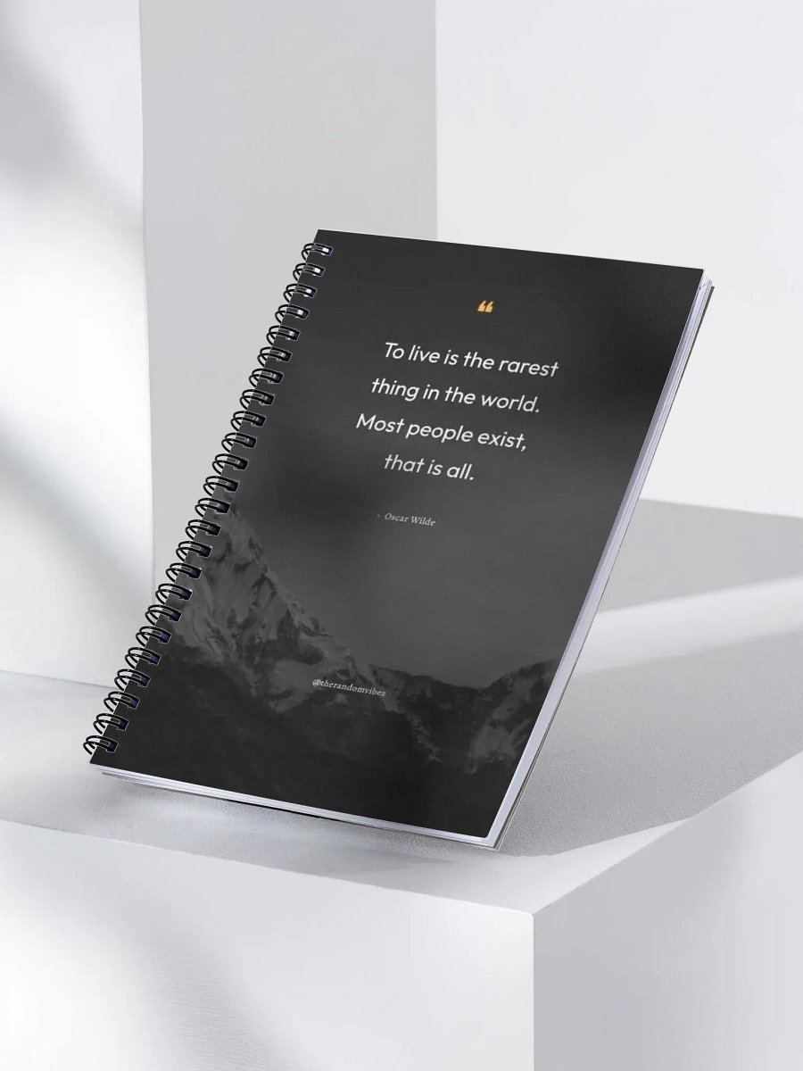 Nietzsche Quote Spiral Notebook product image (3)