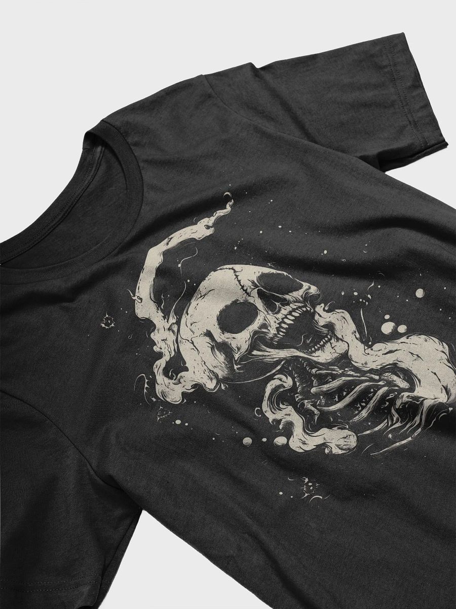 Ghostly Skull and Crescent T-Shirt product image (3)