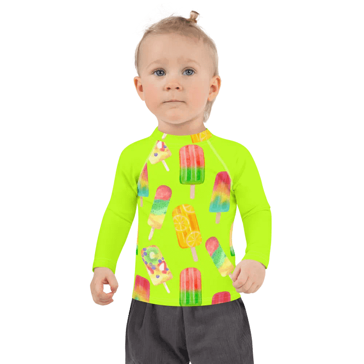 Summer Popsicle Party Kids Rash Guard product image (1)