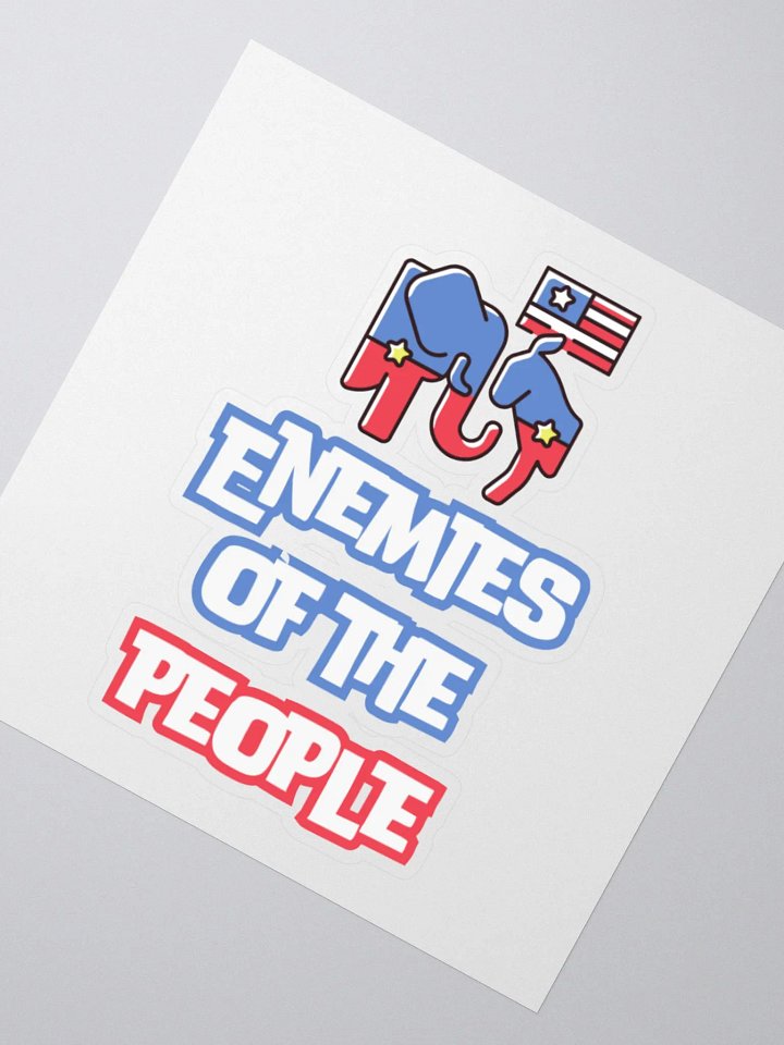 Enemies of the people - sticker product image (4)