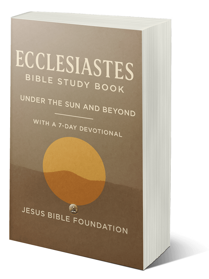 Ecclesiastes Bible Study Book: Under the Sun and Beyond With A 7 years devotional product image (1)