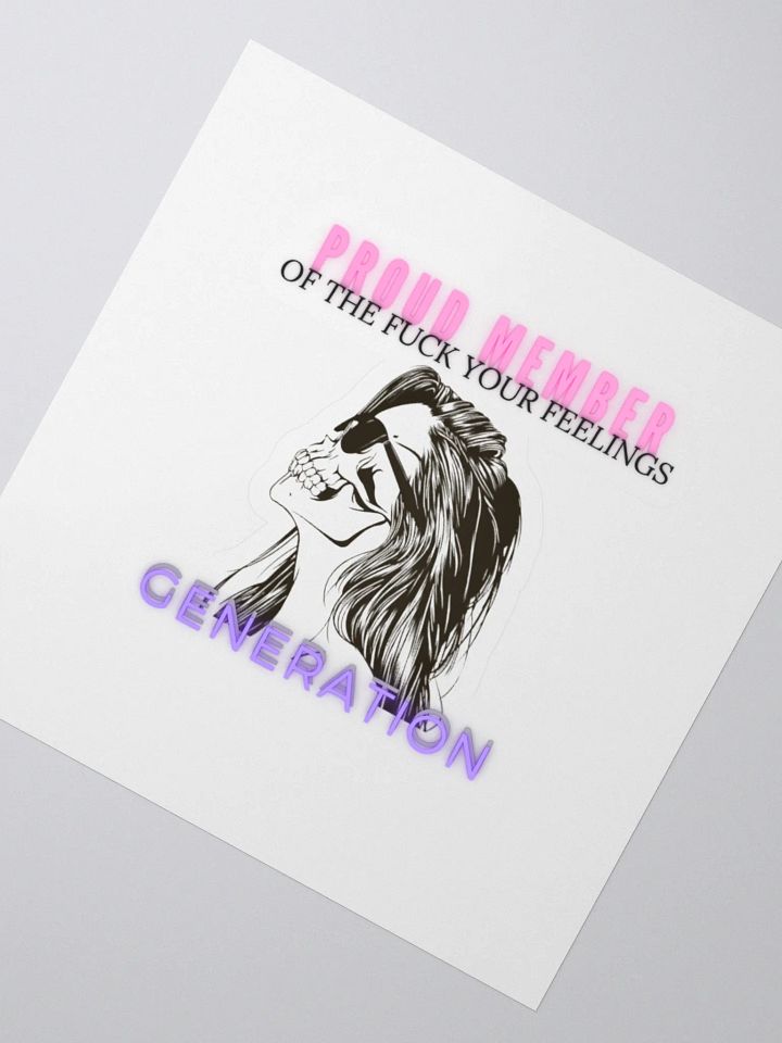 FUCK YOUR FEELINGS STICKER product image (2)