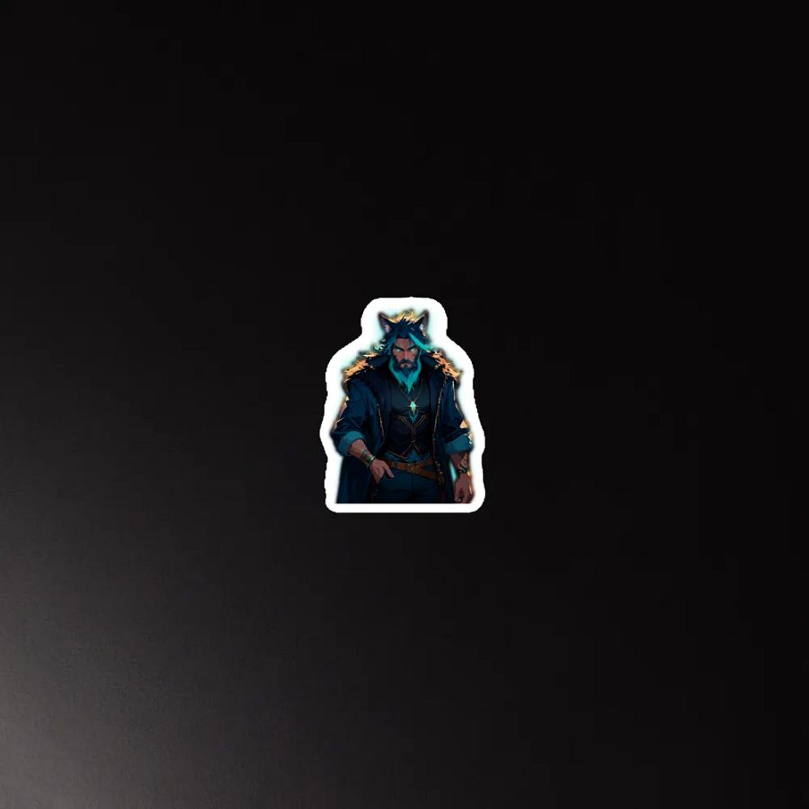 Mystic Wolf Die-Cut Magnets product image (5)