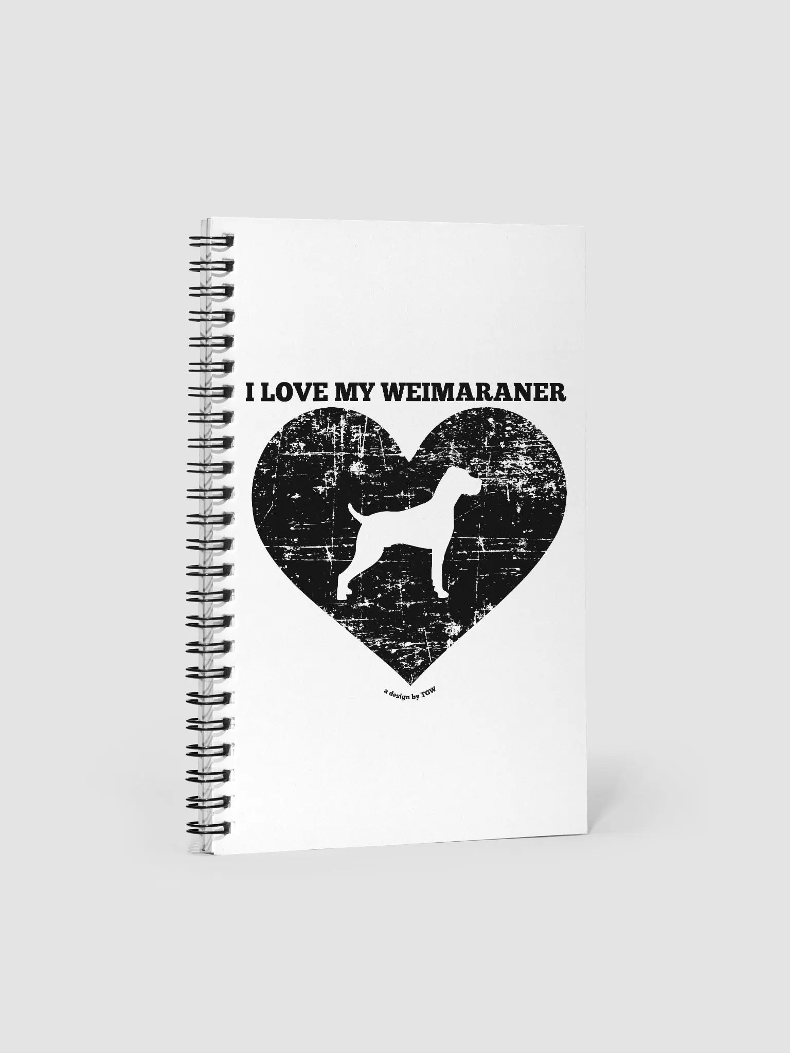 I Love My Weimaraner - Spiral Notebook product image (3)