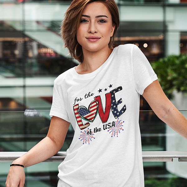 For The Love Of USA T-Shirt product image (4)