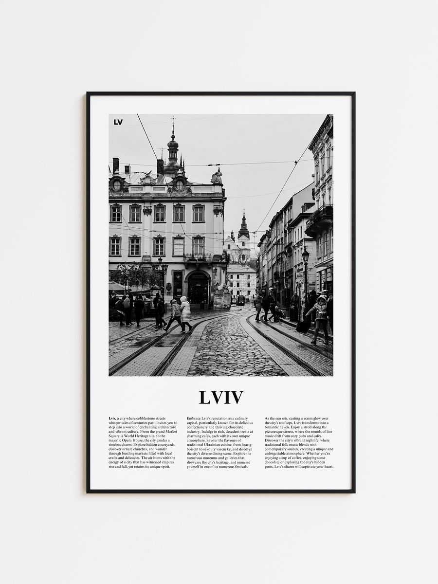 Lviv 02 Newspaper Poster product image (1)