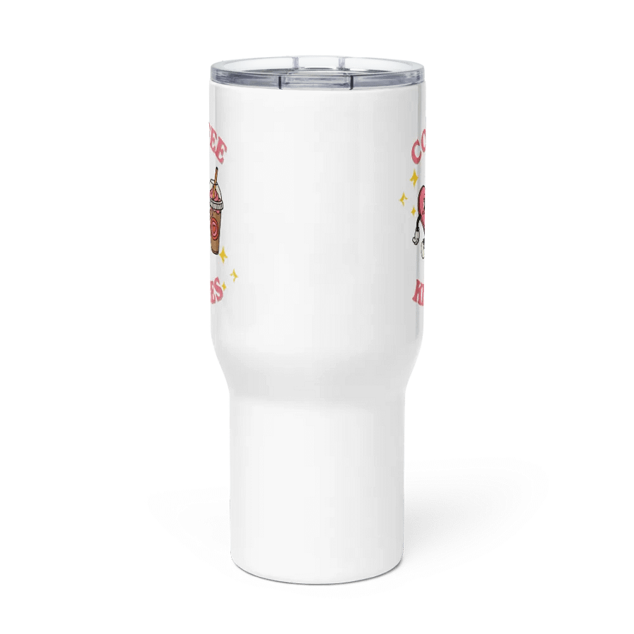 Coffee & Kisses Travel Mug product image (5)