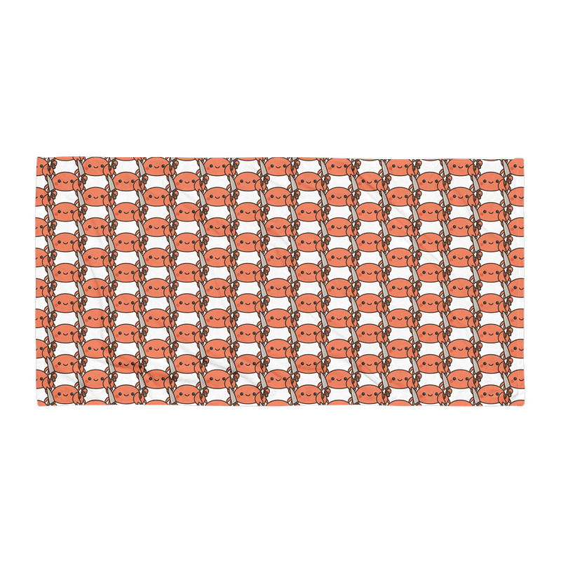 Crabby Beach Towel