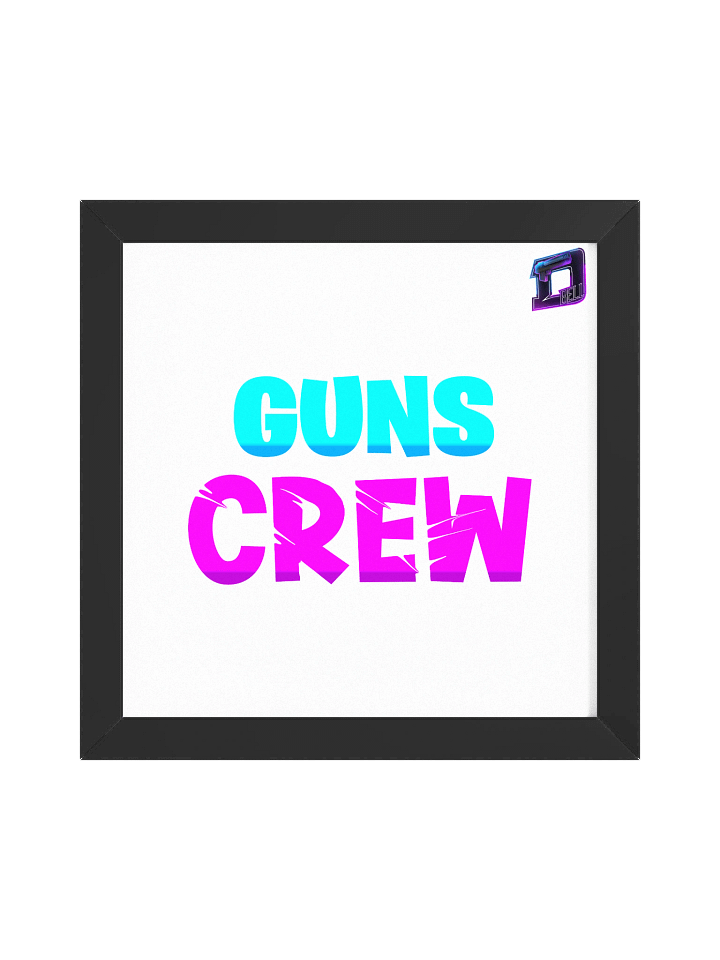 Framed GunsCrew Poser product image (1)