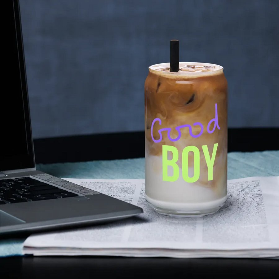 Good Boy Can Shaped Glass product image (3)