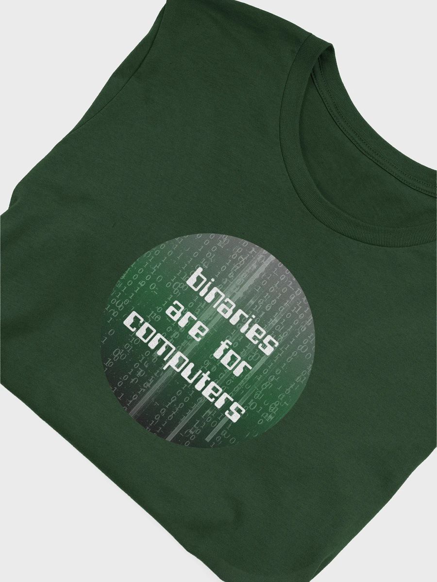 binaries are for computers neutrois t-shirt product image (5)